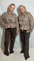 Chocolate Wide Leg Jeans