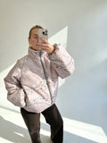 Paisley Print Puffer Jacket