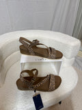 Leopard Print Lunar Sandals