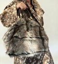 Sarah Tempest Mixed Tone Faux Fur HandBag