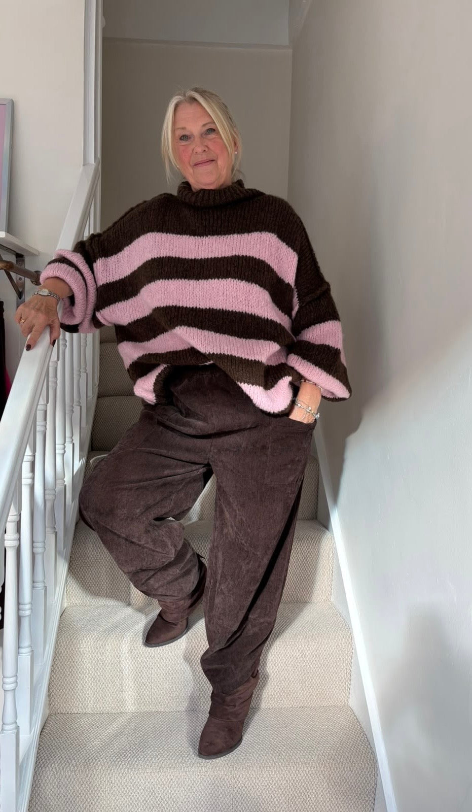 Rich Brown Cord Trousers