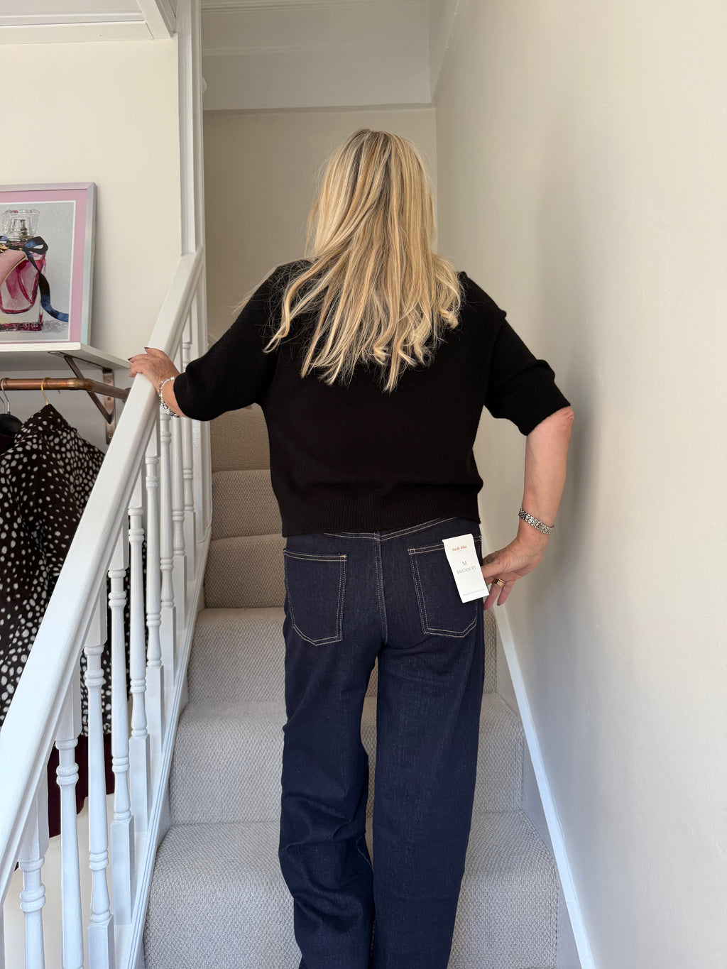 Black Erika Knit Jumper