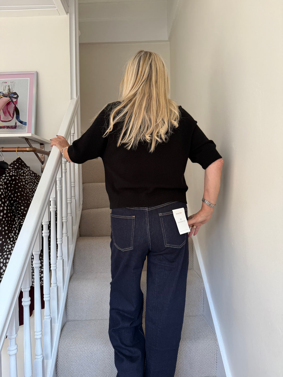 Black Erika Knit Jumper